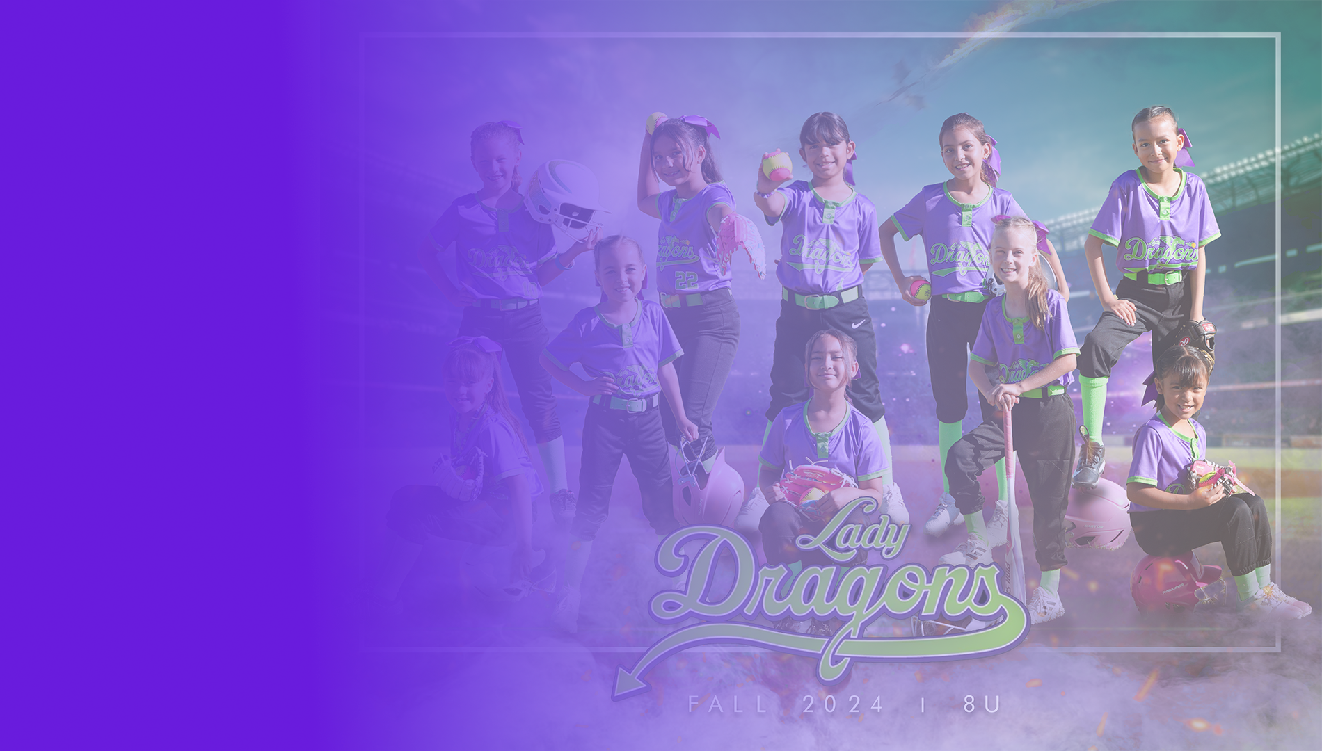 Lady Dragons team banner